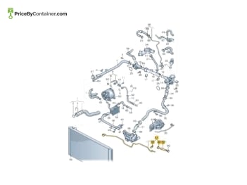 AUDI / VOLKSWAGEN 4H0121081R — AUDI / VOLKSWAGEN GENUINE HOSE 4H0121081R