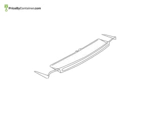 AUDI / VOLKSWAGEN 4H0807421A1RR — AUDI / VOLKSWAGEN GENUINE LOWER COVER REAR BUMPER 4H0807421A1RR