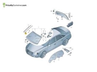 AUDI / VOLKSWAGEN 4H0845454 — AUDI / VOLKSWAGEN GENUINE WISHIELD RUBBER SIDE 4H0845454