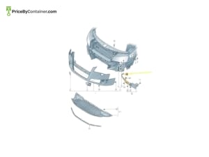 AUDI / VOLKSWAGEN 4H0853887B — AUDI / VOLKSWAGEN GENUINE SPOILER PIECE 4H0853887B