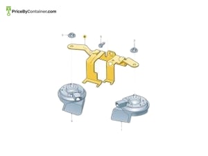 AUDI / VOLKSWAGEN 4H0951229B — AUDI / VOLKSWAGEN GENUINE HORN BRACKET 4H0951229B