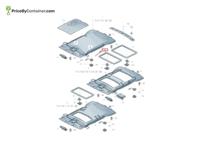 AUDI / VOLKSWAGEN 4H4867561A01C — AUDI / VOLKSWAGEN GENUINE FRAME 4H4867561A01C