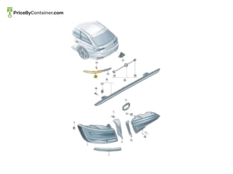 AUDI / VOLKSWAGEN 4K0945105G — AUDI / VOLKSWAGEN GENUINE REFLECTOR 4K0945105G