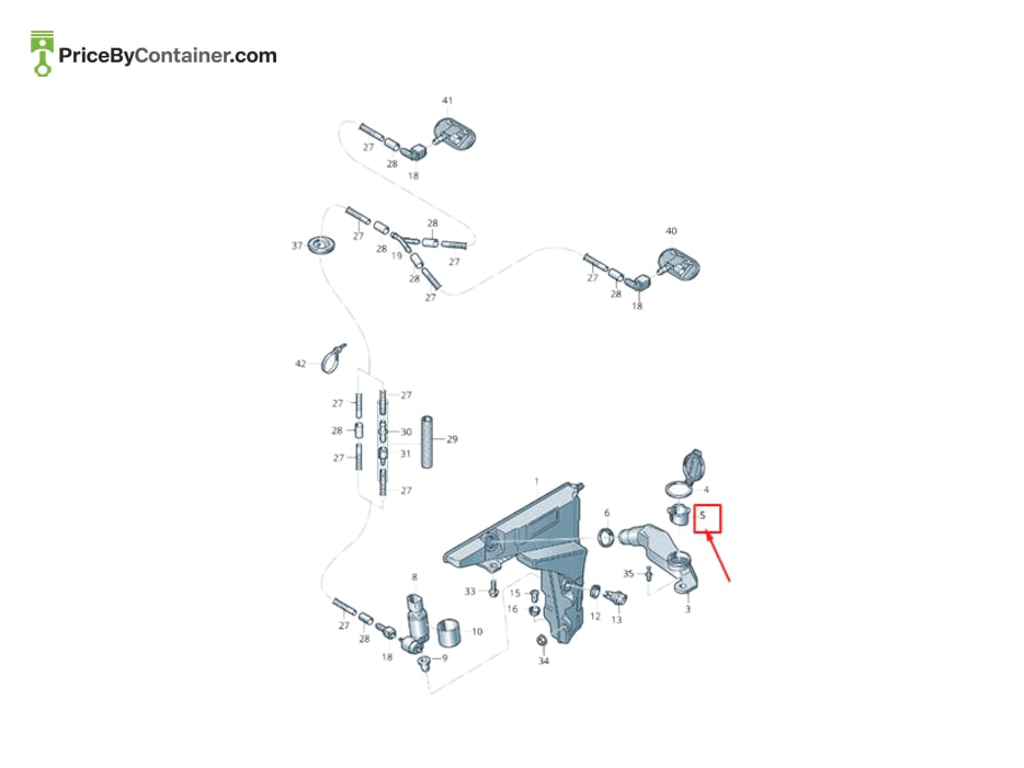 AUDI / VOLKSWAGEN 4K0955485 — AUDI GENUINE STRAINER 4K0955485