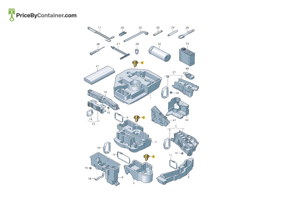 AUDI / VOLKSWAGEN 4K8803899A — AUDI GENUINE NUT 4K8803899A