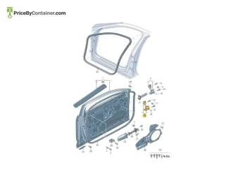 AUDI / VOLKSWAGEN 4K8831401B — AUDI / VOLKSWAGEN GENUINE HINGE 4K8831401B
