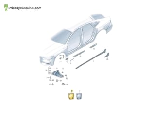 AUDI / VOLKSWAGEN 4K8898909 — AUDI / VOLKSWAGEN GENUINE CLIP SET-SIDE SILL MOLDING 4K8898909
