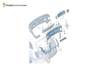 AUDI / VOLKSWAGEN 4L08613364PK — AUDI / VOLKSWAGEN GENUINE COVER 4L08613364PK