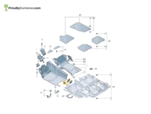 AUDI / VOLKSWAGEN 4L0881345A1FU — AUDI / VOLKSWAGEN GENUINE COVER 4L0881345A1FU