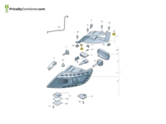 AUDI / VOLKSWAGEN 4L0941123 — AUDI / VOLKSWAGEN GENUINE WASHER 4L0941123