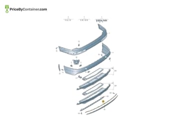 AUDI / VOLKSWAGEN 4M0807578RN4 — AUDI / VOLKSWAGEN GENUINE MOLDING 4M0807578RN4