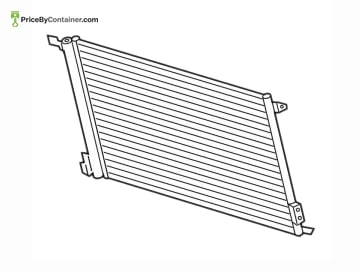 AUDI / VOLKSWAGEN 4M0816421B — AUDI / VOLKSWAGEN GENUINE CONDENSOR 4M0816421B