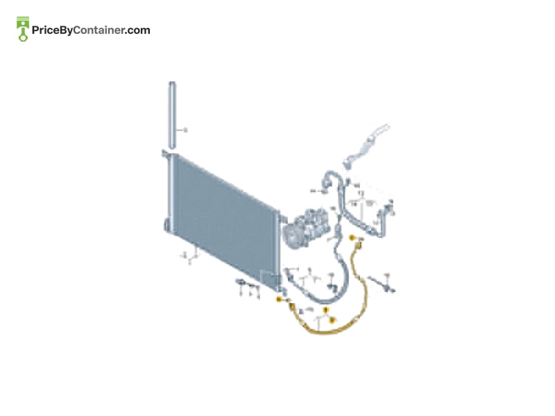 AUDI / VOLKSWAGEN 4M0816741DB — AUDI / VOLKSWAGEN GENUINE COOLANT PIPE 4M0816741DB