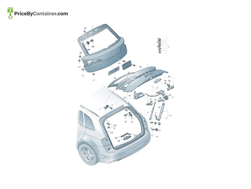 AUDI / VOLKSWAGEN 4M0827713 — AUDI GENUINE AUDI GENUINE 4M0827713