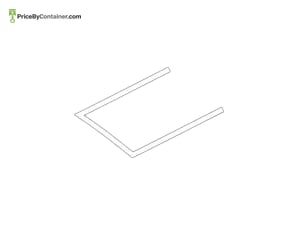 AUDI / VOLKSWAGEN 4M0877297A — AUDI / VOLKSWAGEN GENUINE SEAL ROOF GLASS -REAR 4M0877297A