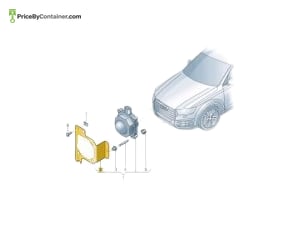 AUDI / VOLKSWAGEN 4M0907573A — AUDI / VOLKSWAGEN GENUINE PLATE 4M0907573A