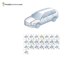 AUDI / VOLKSWAGEN 4M0973705 — AUDI / VOLKSWAGEN GENUINE HOUSING 4M0973705