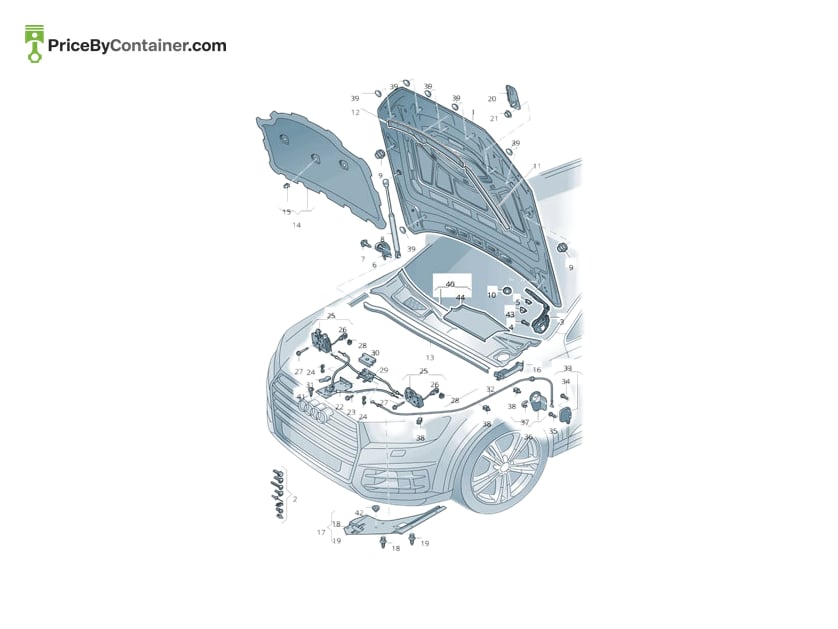 AUDI / VOLKSWAGEN 4M8098615 — AUDI GENUINE ATT.PARTS 4M8098615