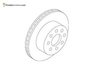 AUDI / VOLKSWAGEN 4M8615301D — AUDI / VOLKSWAGEN GENUINE FRONT BRAKE DISC 4M8615301D