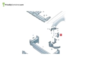 AUDI / VOLKSWAGEN 4M8807596A — AUDI / VOLKSWAGEN GENUINE BRACKET 4M8807596A