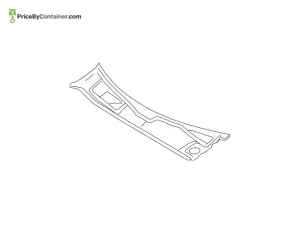 AUDI / VOLKSWAGEN 4M8819401C — AUDI / VOLKSWAGEN GENUINE COVER – WATER DEFLECTOR 4M8819401C