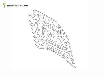 AUDI / VOLKSWAGEN 4M8823029B — AUDI / VOLKSWAGEN GENUINE BONNET 4M8823029B