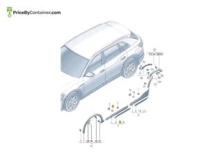 AUDI / VOLKSWAGEN 4M8853909 — AUDI / VOLKSWAGEN GENUINE CLIP 4M8853909