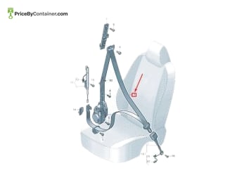 AUDI / VOLKSWAGEN 4M8857705EV04 — AUDI / VOLKSWAGEN GENUINE SEAT BELT 4M8857705EV04