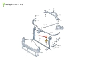 AUDI / VOLKSWAGEN 4N0805339A — AUDI / VOLKSWAGEN GENUINE BRACKET LH-RAD PANEL 4N0805339A