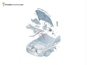 AUDI / VOLKSWAGEN 4N0820582C — AUDI / VOLKSWAGEN GENUINE COVER RH WATERBOX 4N0820582C