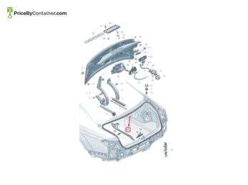 AUDI / VOLKSWAGEN 4N0827598 — AUDI / VOLKSWAGEN GENUINE TRIM RH REAR 4N0827598