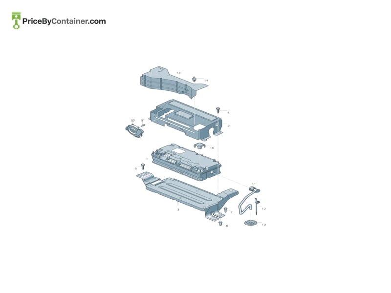 AUDI / VOLKSWAGEN 4N0915105F — AUDI / VOLKSWAGEN GENUINE LITHIUM BATTERY 4N0915105F