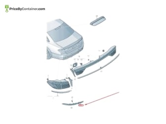 AUDI / VOLKSWAGEN 4N0945103A — AUDI / VOLKSWAGEN GENUINE REFLECTOR 4N0945103A
