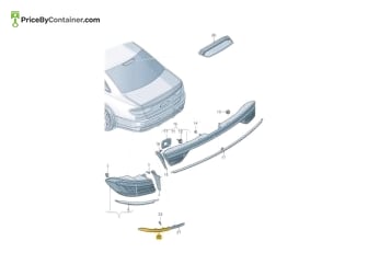 AUDI / VOLKSWAGEN 4N0945105A — AUDI / VOLKSWAGEN GENUINE REFLECTOR 4N0945105A