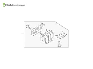AUDI / VOLKSWAGEN 4N0998053A — AUDI / VOLKSWAGEN GENUINE BRACKET-HEADLAMP FAN 4N0998053A