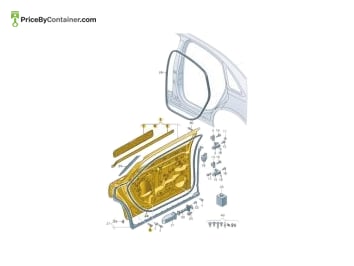 AUDI / VOLKSWAGEN 4N4833051A — AUDI / VOLKSWAGEN GENUINE DOOR 4N4833051A