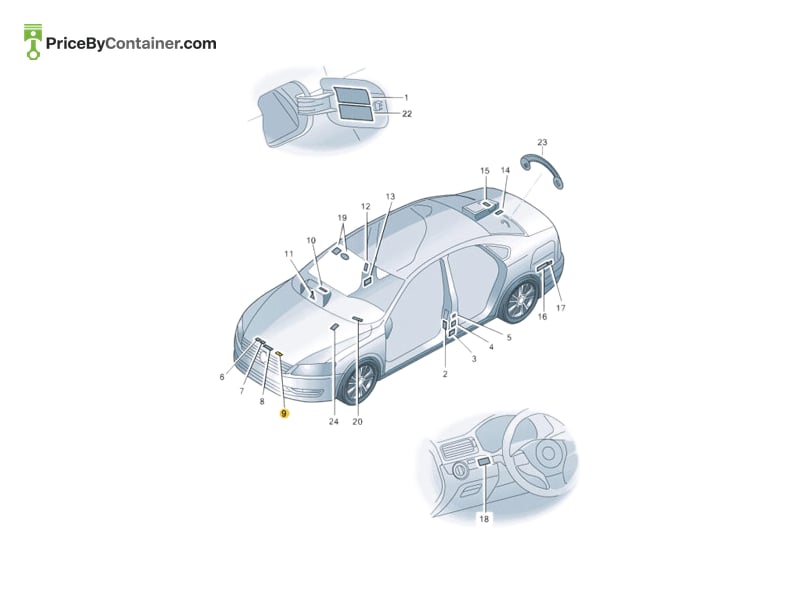AUDI / VOLKSWAGEN 561010828R — AUDI / VOLKSWAGEN GENUINE STICKER 561010828R