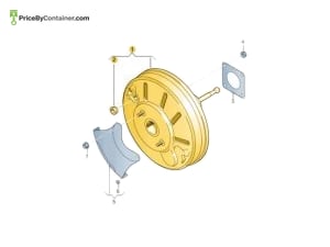 AUDI / VOLKSWAGEN 561614106C — AUDI / VOLKSWAGEN GENUINE BRAKE BOOSTER 561614106C