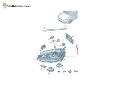 AUDI / VOLKSWAGEN 5G1941754D — AUDI / VOLKSWAGEN GENUINE FRT LIGHT 5G1941754D