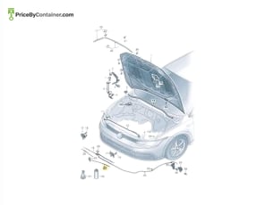 AUDI / VOLKSWAGEN 5H0823528C — AUDI / VOLKSWAGEN GENUINE CABLE 5H0823528C