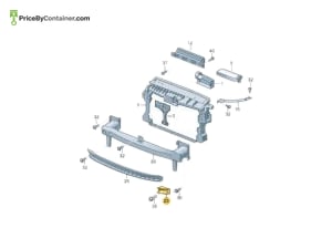 AUDI / VOLKSWAGEN 5N0807409A — AUDI / VOLKSWAGEN GENUINE ADAPTER 5N0807409A