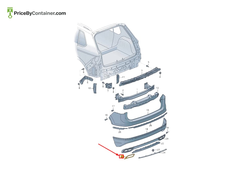 AUDI / VOLKSWAGEN 5NA807833A2ZZ — AUDI GENUINE PIPETIP 5NA807833A2ZZ