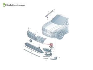 AUDI / VOLKSWAGEN 5NA853950B041 — AUDI / VOLKSWAGEN GENUINE PLATE 5NA853950B041