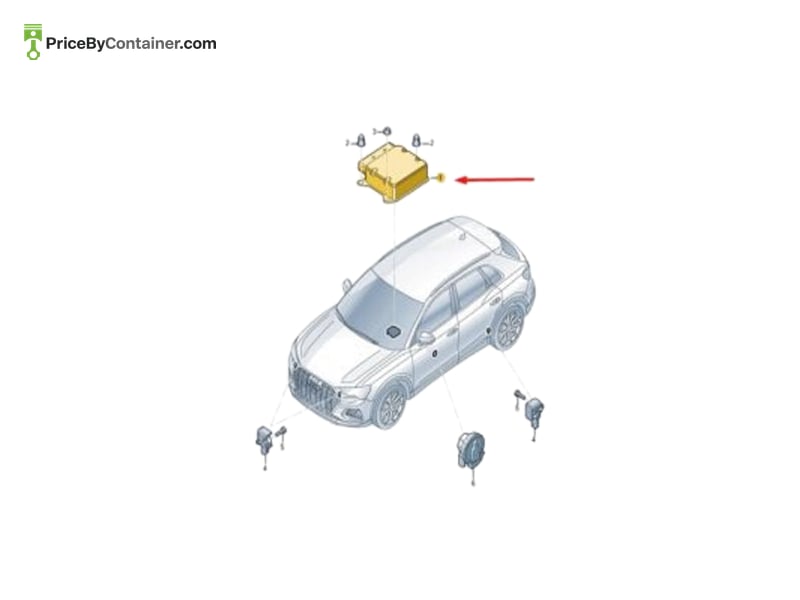 AUDI / VOLKSWAGEN 5Q0959655BP — AUDI GENUINE AUDI GENUINE 5Q0959655BP