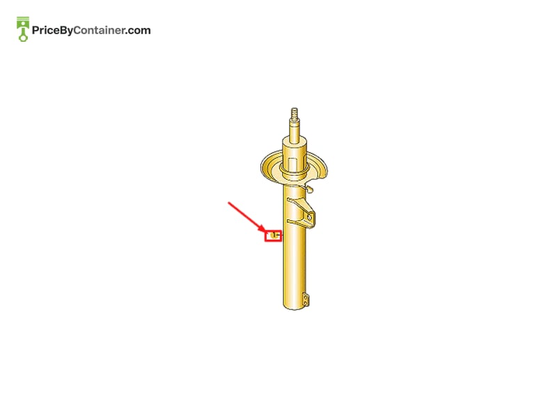AUDI / VOLKSWAGEN 5QF413031AE — AUDI / VOLKSWAGEN GENUINE SHOCK ABSORBER FRT 5QF413031AE