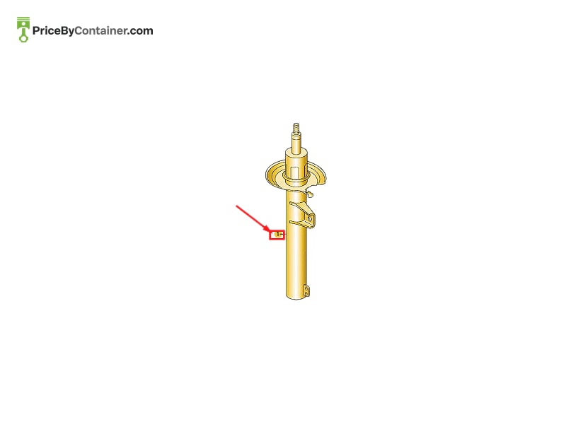 AUDI / VOLKSWAGEN 5QF413031BP — AUDI / VOLKSWAGEN GENUINE SHOCK ABSORBER 5QF413031BP