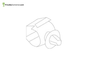 AUDI / VOLKSWAGEN 6E0971842B — AUDI / VOLKSWAGEN GENUINE CLIP 6E0971842B
