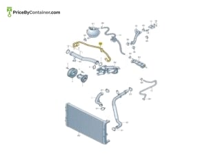 AUDI / VOLKSWAGEN 6R0121109AD — AUDI / VOLKSWAGEN GENUINE HOSE 6R0121109AD