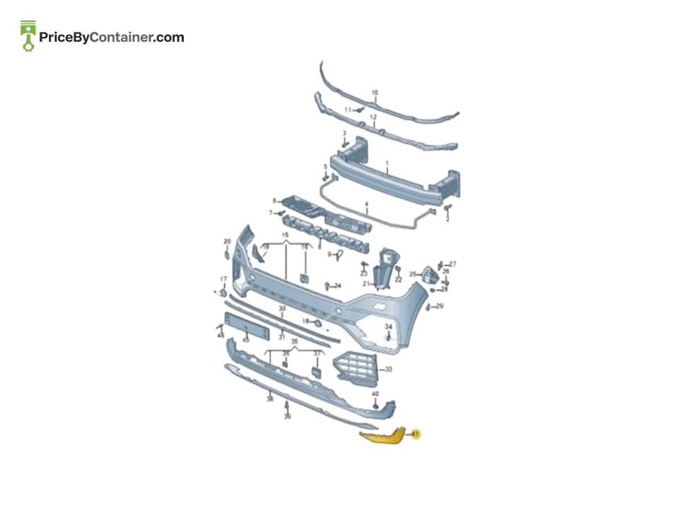 AUDI / VOLKSWAGEN 760807489AGRU — AUDI GENUINE AUDI GENUINE 760807489AGRU