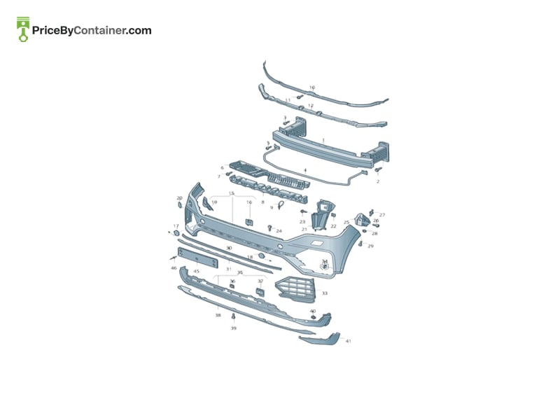 AUDI / VOLKSWAGEN 760807651 — AUDI / VOLKSWAGEN GENUINE FR CROSS MEMBER 760807651